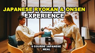 Our First Time Experiencing a Japanese Ryokan Kaiseki Ryori amp Onsen A MUST DO IN JAPAN 📍Hakone [upl. by Fogarty]