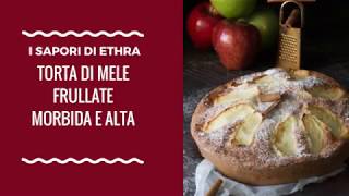 TORTA DI MELE FRULLATE MORBIDA E ALTA [upl. by Rimaj]