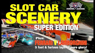 Slot Car Scenery Super Edition  Hughes Garage SCA Ep 10 slotcarscenery slotcars carreradigital [upl. by Wilbur648]