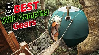 TOP 5 Best Wild Camping Tents 🏆Coolest Tent For Wild Camping In 2024 [upl. by Sorci821]