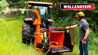 Experience the Power of the Wallenstein BX52R Wood Chipper [upl. by Kelby]