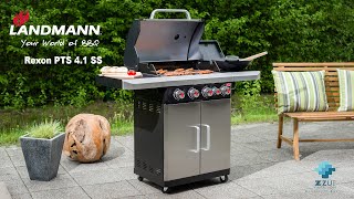 Landmann Rexon PTS 41 SS The Ultimate Outdoor BBQ Grill  終極戶外燒烤爐 [upl. by Feerahs]