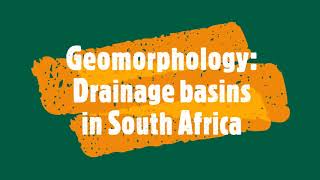 Geomorphology Drainage basins in South Africa [upl. by Eicaj563]