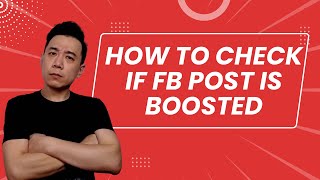 How to Check If Facebook Post Is Boosted [upl. by Eniahs]