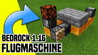 Minecraft Flugmaschine Bauen Bedrock Edition  in 5 Minuten gebaut [upl. by Buyer493]