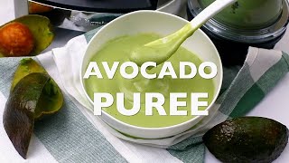 AVOCADO PUREE  BABY WEANING FOOD 6 MTHS [upl. by Massingill795]