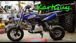 SSR 110cc Pit Bike New Head Installation amp Timing Components [upl. by Flanna]