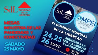 MESAS INDUSTRIA DE LAS PANDEMIAS Y CONECTIVIDAD EN CUMBRE MUNDIAL DE LA LIBERTAD EUROPA 2024 25may [upl. by Anattar514]