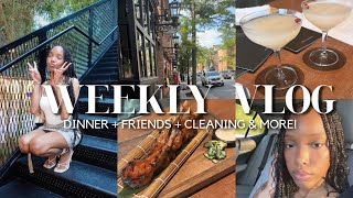 WEEKLY VLOG Friend Dates  Cleaning  Dinner Date amp MORE [upl. by Crispa92]