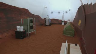 NASA shows new Mars habitat 3D simulator [upl. by Scarlet68]