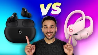 Beats Studio Buds vs Powerbeats Pro ¿Qué audífonos comprar [upl. by Nyret]