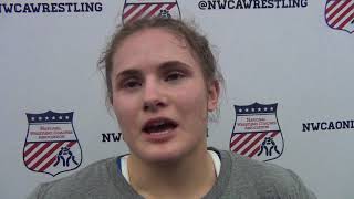 Charlotte Fowler Campbellsville after NWCA AllStar Classic win at 109 [upl. by Shaffert]