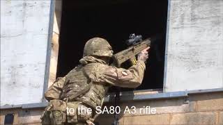 Mercian Regiment with the newly upgraded SA80 A3 rifle [upl. by Evalyn]