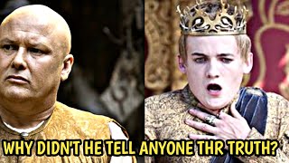 Varys Knew who actually killed Joffery Baratheon why didnt he tell anyone [upl. by Sina]