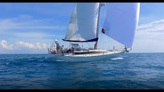 Reaching with North Sails Gennaker [upl. by Nawyt]