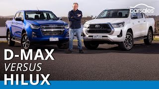 2023 Toyota HiLux v Isuzu DMAX Comparison  Two of the most popular dualcab 4x4 utes squareoff [upl. by Duer]