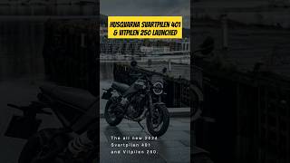 2024 Husqvarna Svartpilen 401 amp Vitpilen 250 launched in India  BikeWale shorts [upl. by Ailedamla]