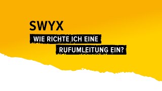 HOW2  SWYX  Wie richte ich eine Rufumleitung ein [upl. by Ahsinnek10]