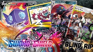 Sableye V Decklist Speed Charge w Weavile GX  Red amp Blue Pokemon TCG Online Gameplay SWSH [upl. by Pokorny]