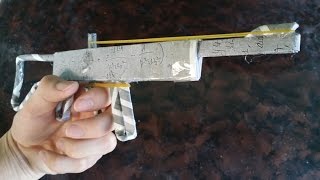 Comment faire un pistolet à laide de papier qui tire  armes jouets [upl. by Airemahs518]