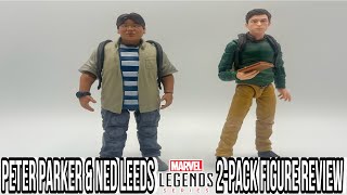 Peter Parker amp Ned Leeds SpiderMan Homecoming Marvel Legends 2Pack Figure Unboxing amp Review [upl. by Amekahs]