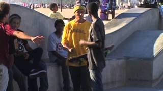 quotVenice Skatepark Fight amp A Backside 360quot SYN Skateboarding Clips [upl. by Hgielanna]