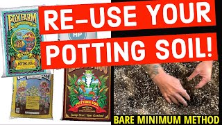 How to Reuse Your Old Potting Soil for Another Grow Baseline Method [upl. by Walcoff]