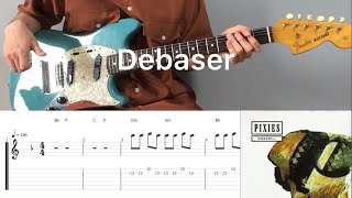 Pixies  Debaser guitar cover with tabs amp chords [upl. by Adlare]