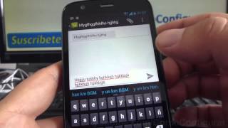 como copiar y pegar texto en android en Motorola Moto G X T1032 En Español Full HD [upl. by Akayas190]