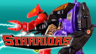 TOMY Starriors review windup robots not Zoids not Transformers but more than meets the eye [upl. by Boles]