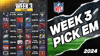 NFL WEEK 3 GAMEDAY PICKS [upl. by Fleming]