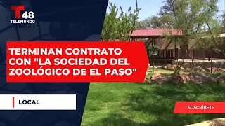 Ciudad termina contrato con quotla sociedad del zoológico de El Pasoquot [upl. by Attenal]