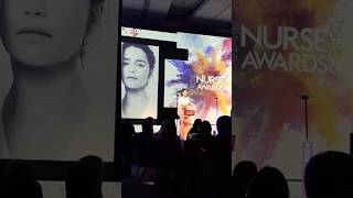 Emilia Clarke gives a speech at the 2019 RCNI Nurse Awards in UK emiliaclarke daenerystargaryen [upl. by Eeryk]