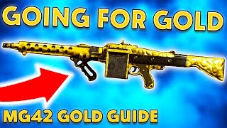 FASTEST WAY TO GET MG42 GOLD  GOLD CAMO GUIDE – COD VANGUARD [upl. by Aneehsor237]