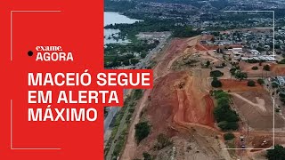 Maceió segue em alerta máximo para risco de colapso em mina da Braskem [upl. by Bashemeth]