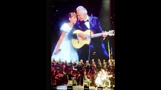 Virginia amp Andrea Bocelli quotHallelujahquot duet live from Boston 2021 [upl. by Aicilec613]