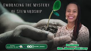 Embracing the Mystery of Stewardship Mandeville Baptist ChurchRev ShernaGail LevyNov 26 2023 [upl. by Oniram]