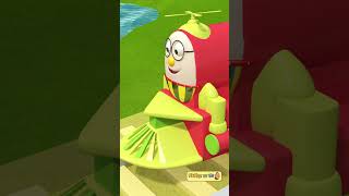 Humpty the train goes on a Fruits Ride shorts  Strawberry Fruit Train  Humpty Train Hindi [upl. by Ahsilaf]