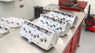 Machining High Output Cylinder Heads for Racing in 5axis [upl. by Saile]