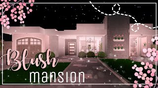 Bloxburg Blush mansion NO GAMEPASSESROBLOXAurlynne [upl. by Penni]