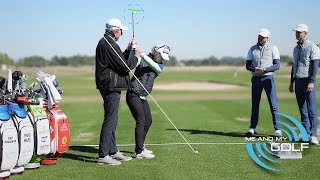 COACHING A TOUR PRO WITH DAVID LEADBETTER [upl. by Norrej]