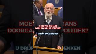 🔨 Moet Frans Timmermans vertrekken Comment [upl. by Lavoie867]