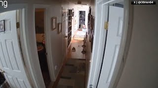 Raw video  Earthquake felt inside New Jersey home [upl. by Annadal]