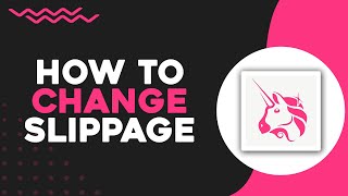 How to Change Slippage on Uniswap Quick Tutorial [upl. by Karin]