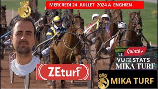 PRONOSTICS TURF 100 QUINTE MERCREDI 24 JUILLET 2024 A ENGHIEN [upl. by Nikki525]