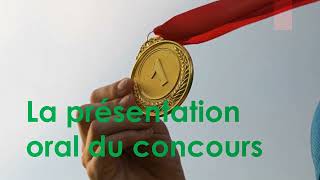 La présentation orale de votre concours [upl. by Tesler]