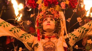 Celtic festival of Beltane heats up in Scotland [upl. by Atews43]