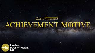 Achievement Motive  Acquired Motive  David McClelland Game of Theories 32 [upl. by Illil]