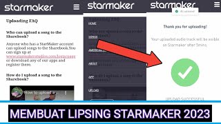 CARA UPLOAD LAGU STARMAKER DI ANDROID  songbook starmaker 2023 [upl. by Nylakcaj]