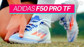 【Adidas F50 Pro TF】 quotTF boots with strong characterquot [upl. by Fiedling390]